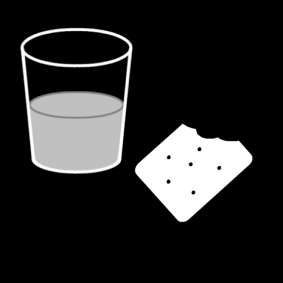 drinks and biscuits